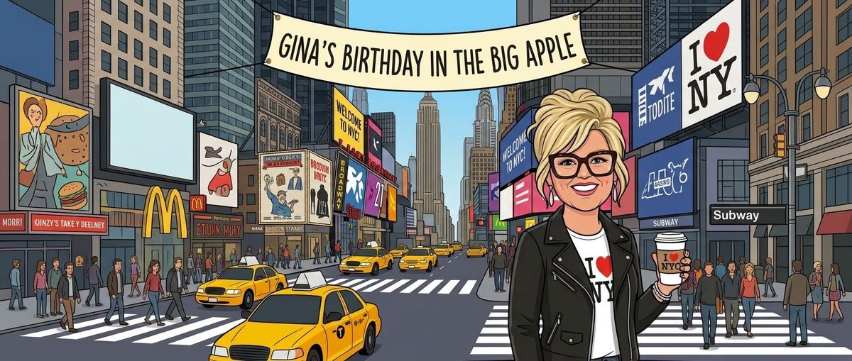 Gina's Birthday in the Big Apple